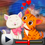 G4K Lovely Couple Cats Escape Game Walkthrough